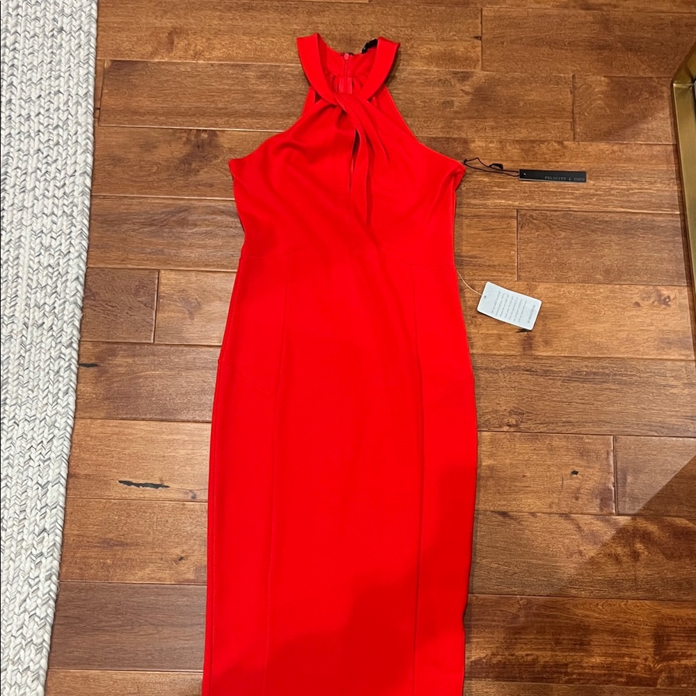 Elegant Red Women's Dress